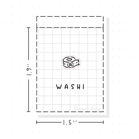 (PM070) Washi - Tiny Minimal Icon Stickers