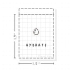 (PM072) Hydrate - Tiny Minimal Icon Stickers