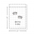(PM074) Bathtub - Tiny Minimal Icon Stickers