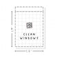 (PM077) Clean Windows - Tiny Minimal Icon Stickers
