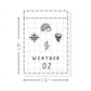 (PM105) Weather 02 - Tiny Minimal Icon Stickers