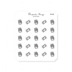 (PM108) Confectionery - Tiny Minimal Icon Stickers