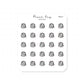 (PM113) Pancake - Tiny Minimal Icon Stickers
