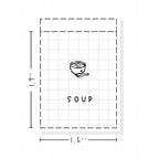 (PM118) Soup - Tiny Minimal Icon Stickers
