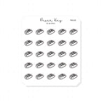 (PM120) Hotdog - Tiny Minimal Icon Stickers