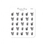 (PM123) Iced Drinks - Tiny Minimal Icon Stickers