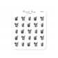 (PM123) Iced Drinks - Tiny Minimal Icon Stickers