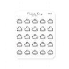(PM124) Toaster - Tiny Minimal Icon Stickers
