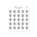 (PM125) Instant Pot - Tiny Minimal Icon Stickers
