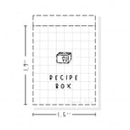 (PM130) Recipe Box - Tiny Minimal Icon Stickers