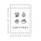 (PM136) Christmas Icons - Tiny Minimal Icon Stickers