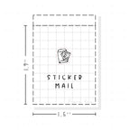 (PM143) Sticker Mail - Tiny Minimal Icon Stickers