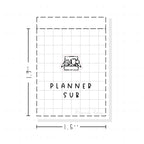 (PM144) Planner Sub - Tiny Minimal Icon Stickers