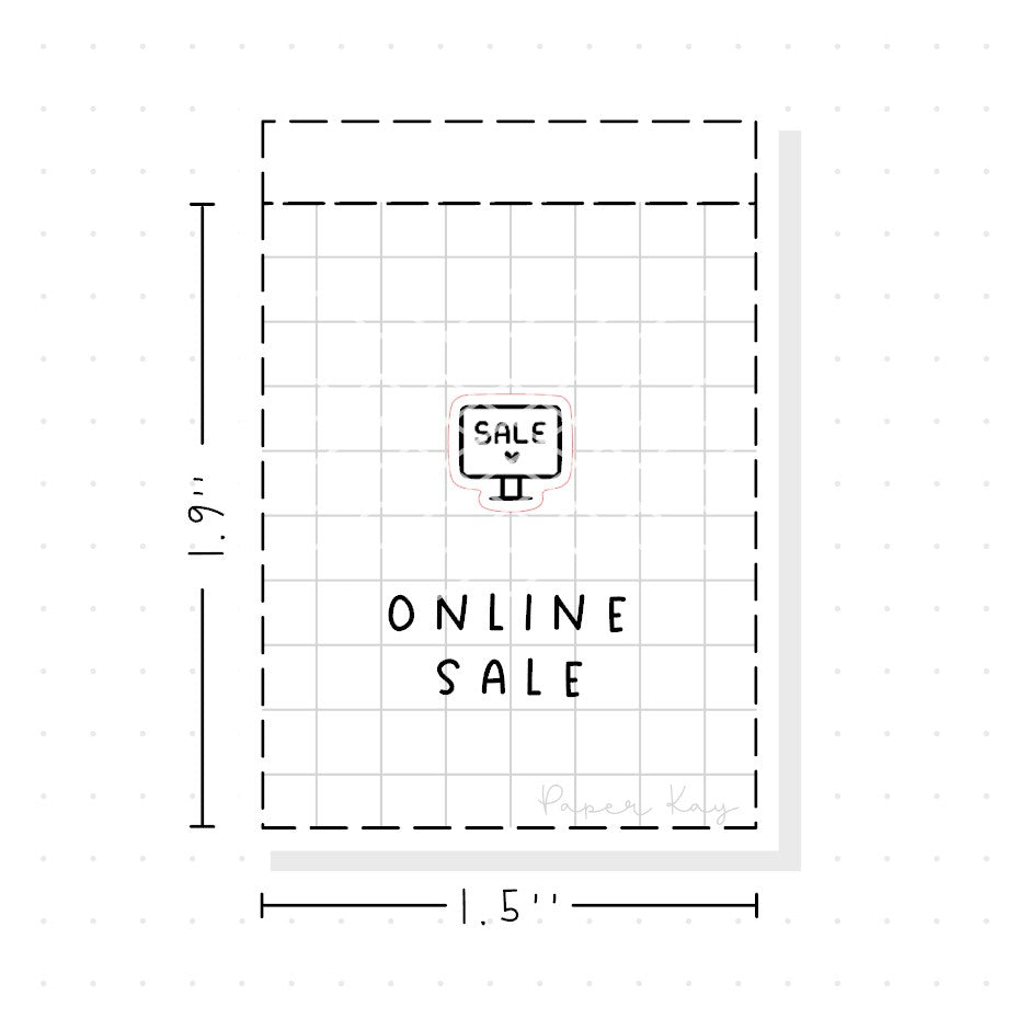 (PM146) Online Sale - Tiny Minimal Icon Stickers