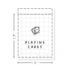 (PM148) Playing Cards - Tiny Minimal Icon Stickers