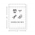 (PM151) Gardening - Tiny Minimal Icon Stickers
