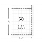 (PM154) Fish Bowl - Tiny Minimal Icon Stickers