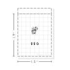 (PM160) Barbeque - Tiny Minimal Icon Stickers