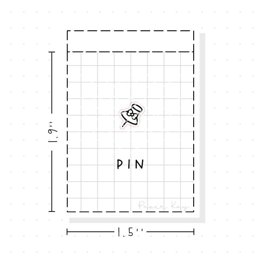 (PM161) Pin - Tiny Minimal Icon Stickers