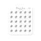 (PM161) Pin - Tiny Minimal Icon Stickers