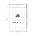 (PM207) Bicycle - Tiny Minimal Icon Stickers