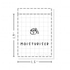 (PM212) Moisturiser - Tiny Minimal Icon Stickers