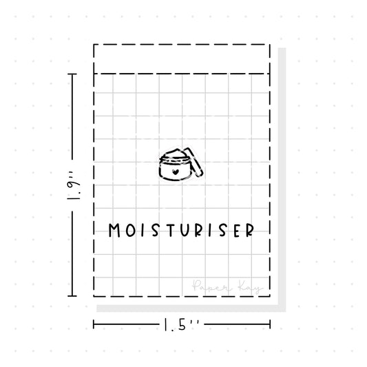 (PM212) Moisturiser - Tiny Minimal Icon Stickers