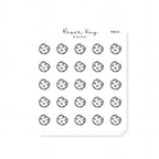 (PM214) Cookie - Tiny Minimal Icon Stickers