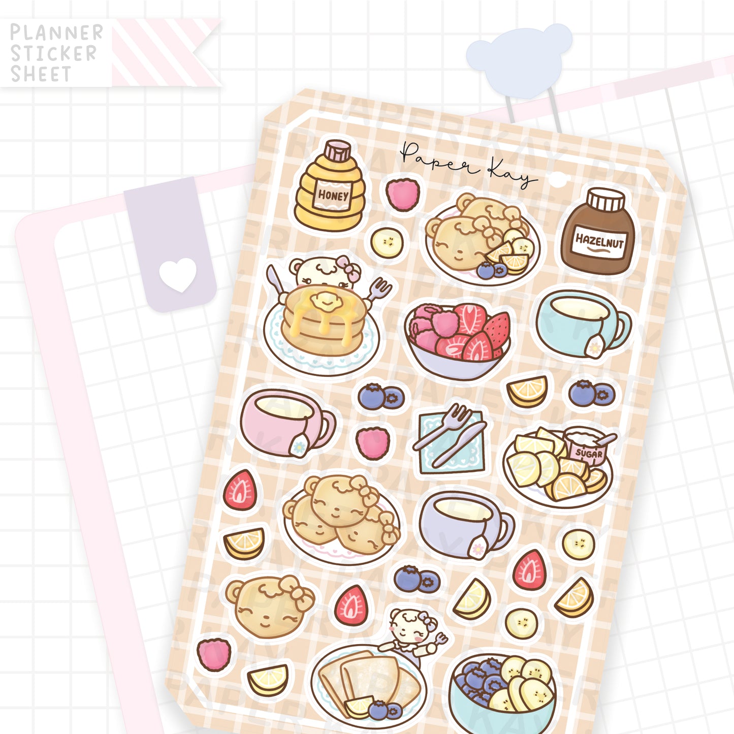 Pancake Day Bujo Deco Stickers