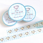 Blue Dot the Bear Washi Tape