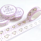 Purple Dot the Bear Washi Tape
