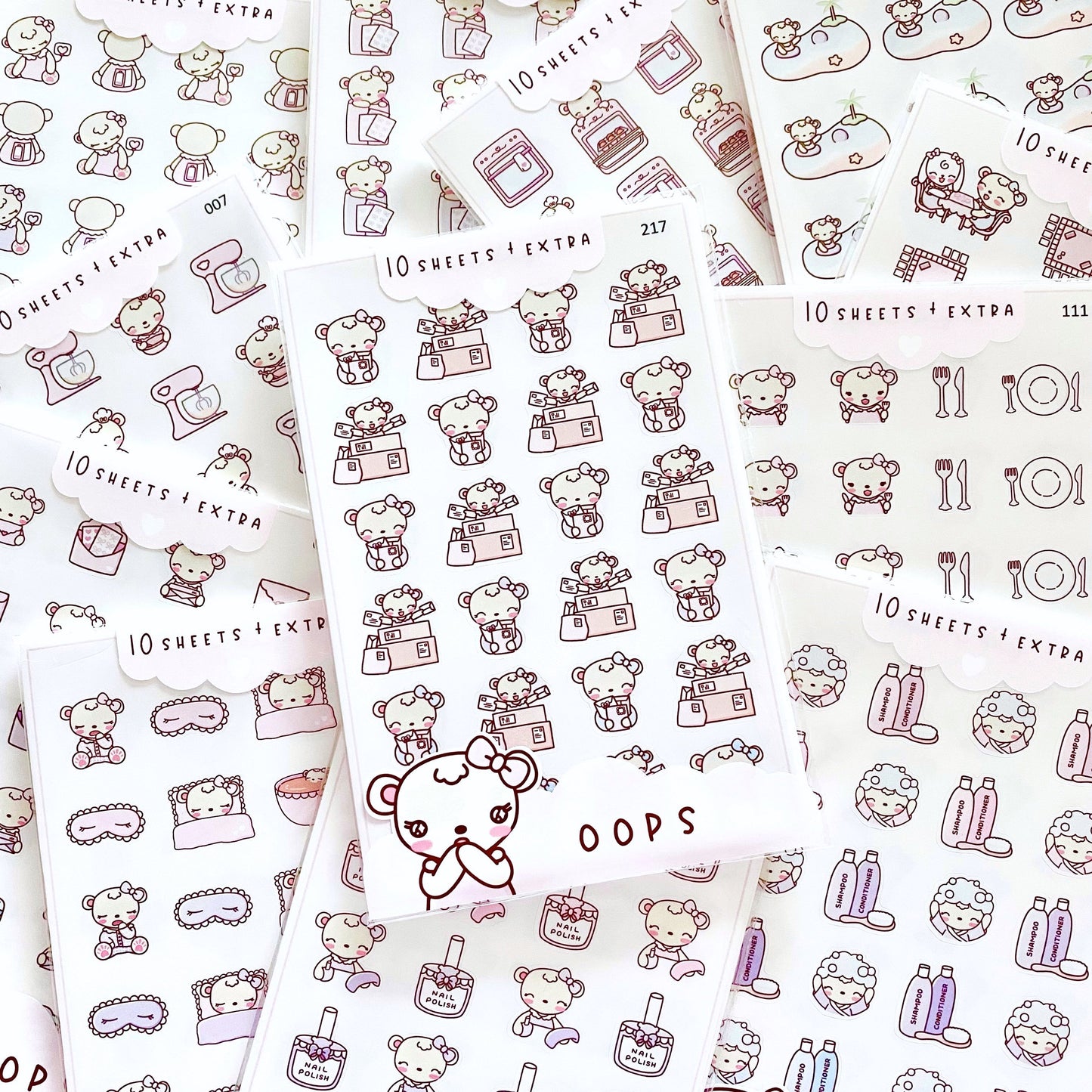 10 Sheet Mystery Oops Pack - Thin Vinyl