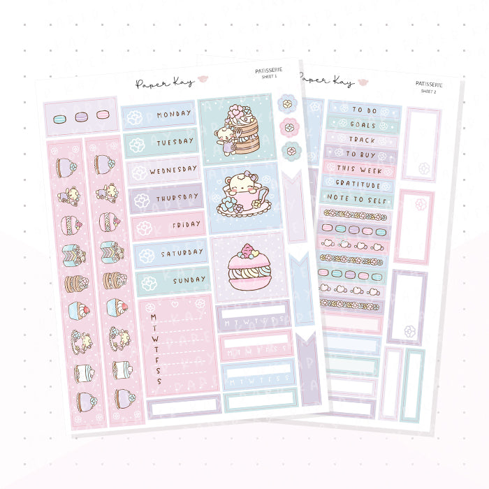 Patisserie Hobonichi Cousin Kit - Planner Stickers