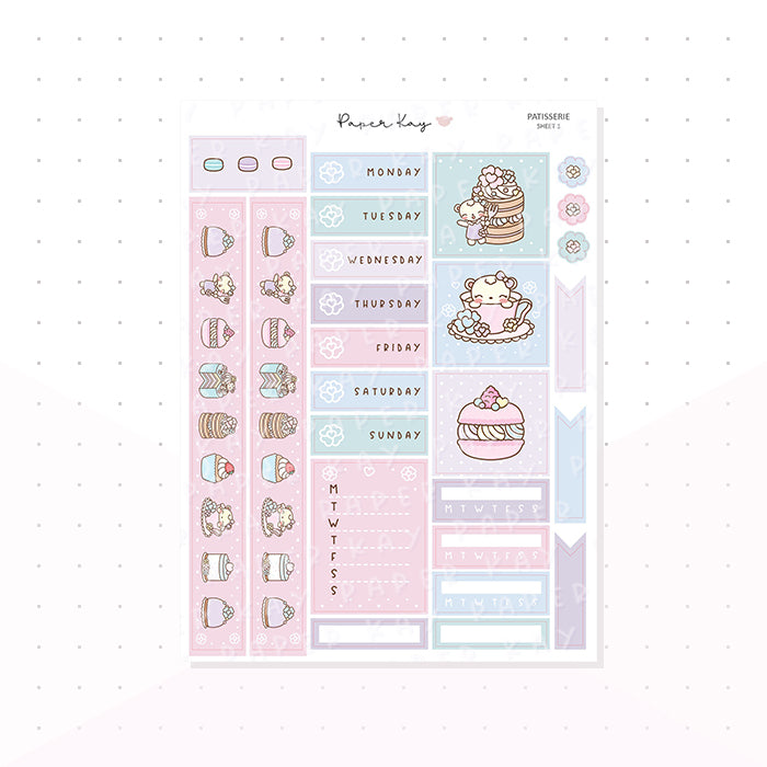 Patisserie Hobonichi Cousin Kit - Planner Stickers