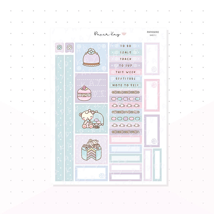 Patisserie Hobonichi Cousin Kit - Planner Stickers