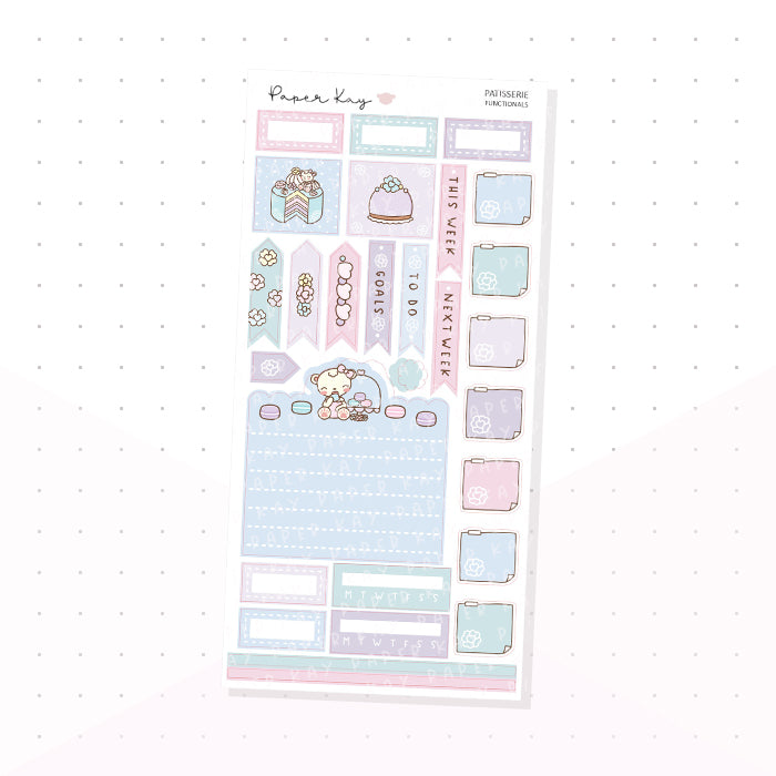 Patisserie Hobonichi Weeks Kit - Planner Stickers