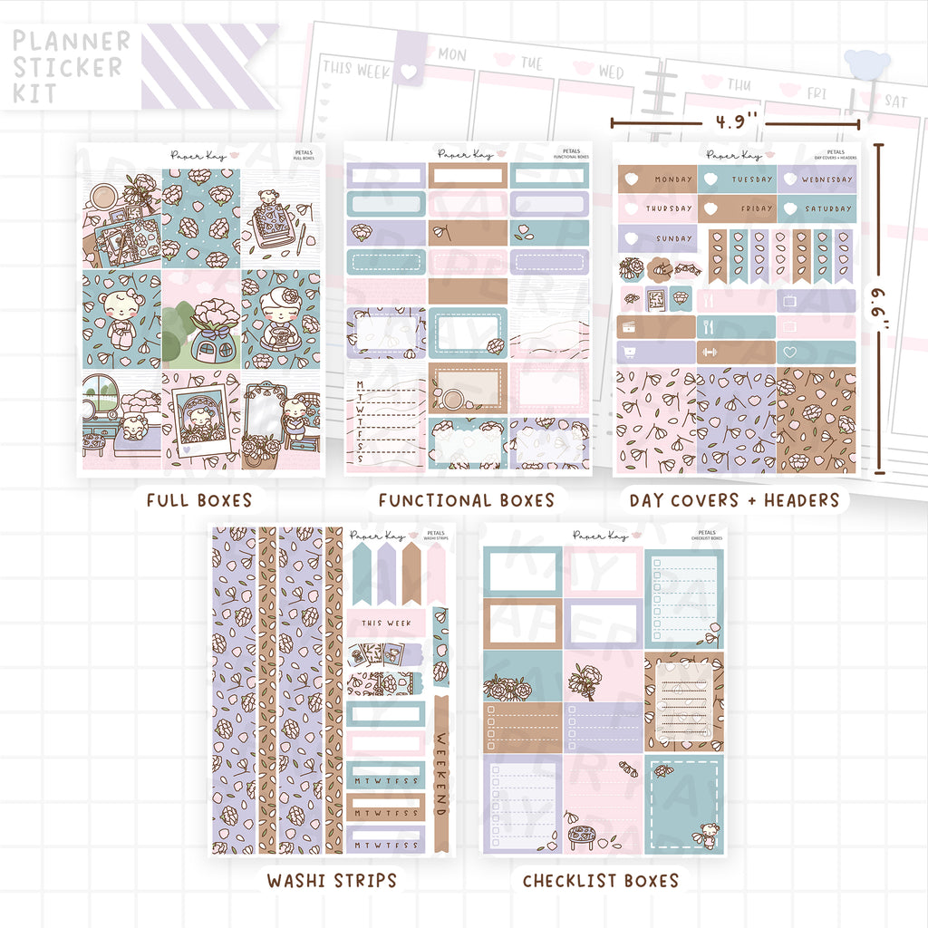 Petals Weekly Vertical Kit