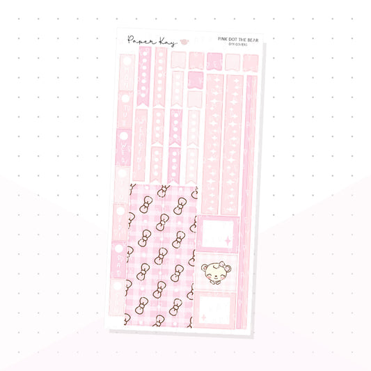 Dot the Bear Hobonichi Weeks Kit - Planner Stickers