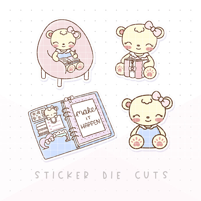 Planner Life - Dot the Bear Die Cuts