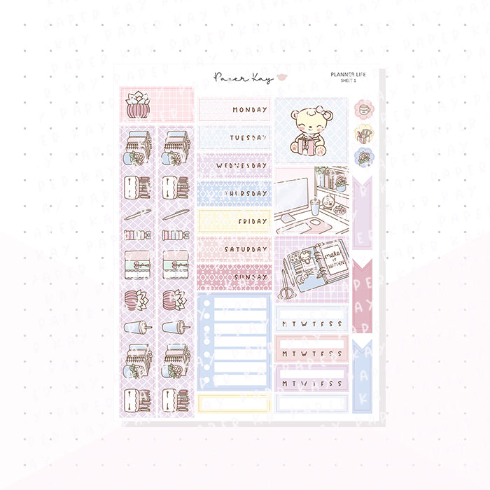 Planner Life Hobonichi Cousin Kit - Planner Stickers