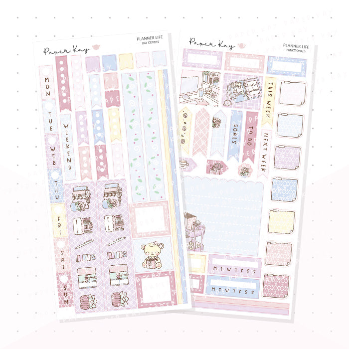Planner Life Hobonichi Weeks Kit - Planner Stickers