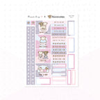 Self Care Hobonichi Cousin Kit - Planner Stickers - Paper Kay x PlannerMonkeyCo