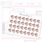 Spring Cleaning Date Dot Stickers