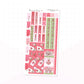 Strawberries and Cream Hobonichi Weeks Kit - Planner Stickers