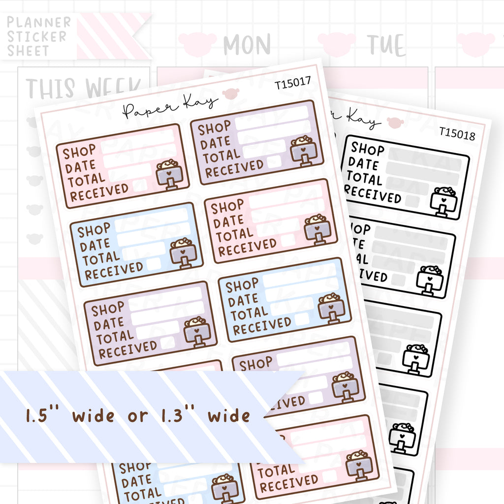 Cute Order Racker Order Tracker Sticker Sheet – Paper Kay