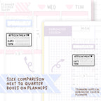 Appointment Tracker Sticker Sheet