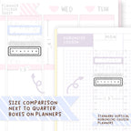 Blank Weekly Tracker Sticker Sheet