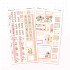 Tea and Biscuits Hobonichi Weeks Kit - Planner Stickers