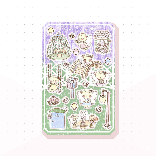 Whimsical Garden Bujo Deco Planner Stickers