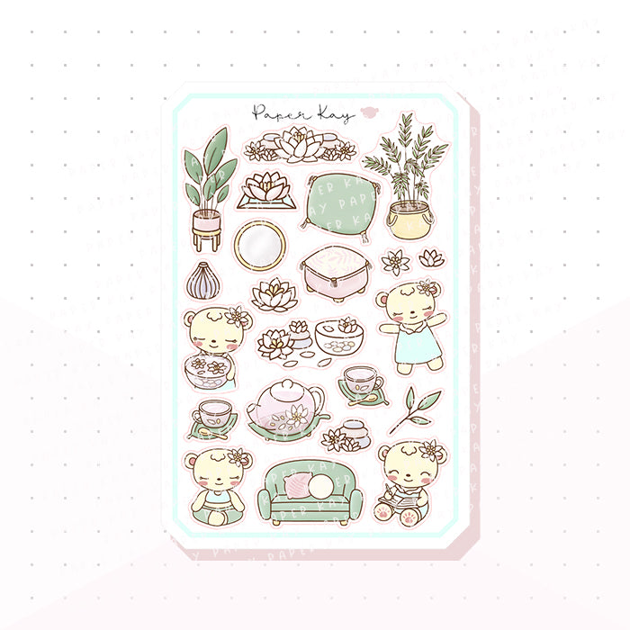 Zen Life Bujo Deco Planner Stickers